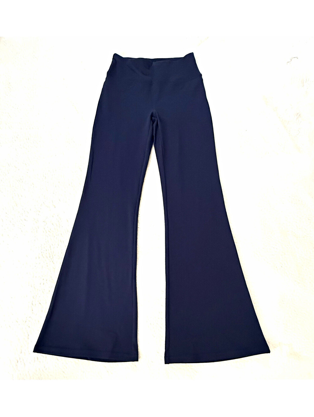 NWT Halara HaloTek Air High Waisted Flare Work Pants Navy Size S Pockets